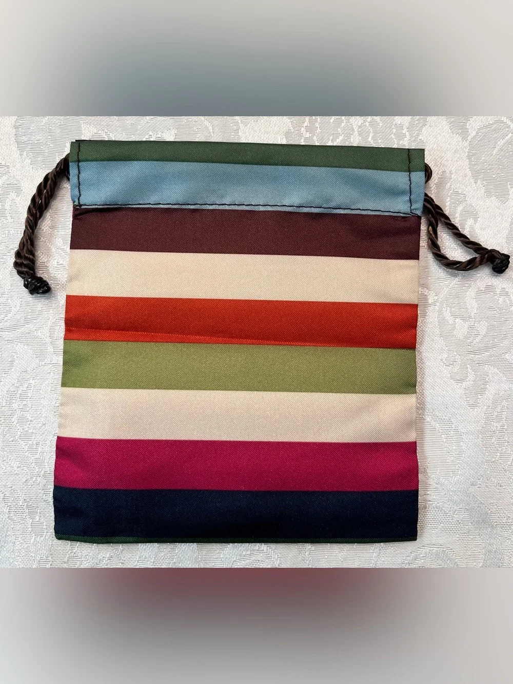 Coach satin drawstring
